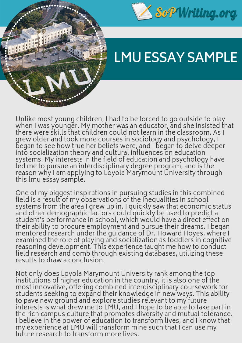 loyola university essay prompts