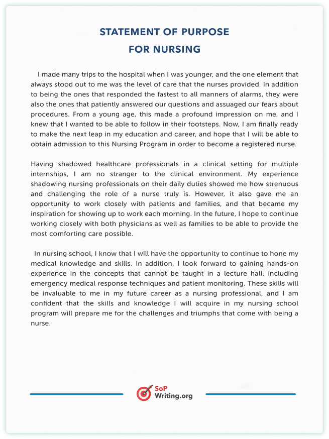 purpose statement nursing research